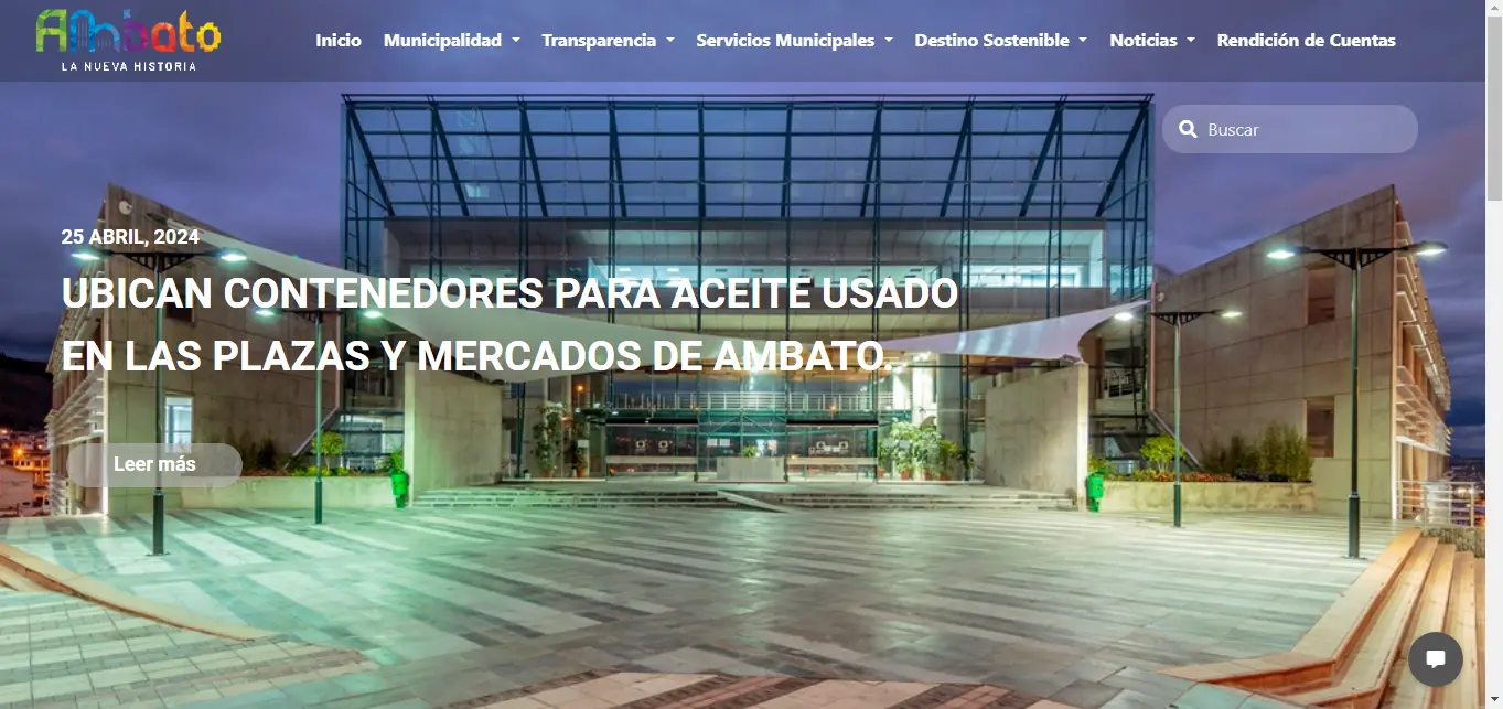 Prototipo Web GADMA - Diseño Web por Quantum Soft